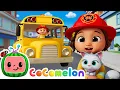 Download Lagu Wheels on the Bus - Rocket Rescue! | CoComelon Nursery Rhymes \u0026 Kids Songs