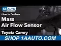 How to Replace Mass Air Flow Sensor 07-11 Toyota Camry