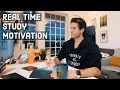 Lagu REAL TIME study with me (no music): 4 HOUR Productive Pomodoro Session | KharmaMedic