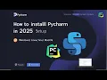 How to Install PyCharm in 2025 Full Setup Guide macOS