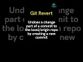 Git revert vs git reset DevOps Interview Questions