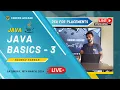 Java Live Session 3 Java Basics Part 3 DSA Placement Series Coders Arcade