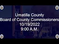 Umatilla County Commissioner Meeting 2022