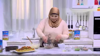 كيكة فانيليا وشكيولاتة نجلاء الشرشابي 