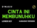Download Lagu D'MASIV - CINTA INI MEMBUNUHKU (KARAOKE VERSION) LOWER KEY