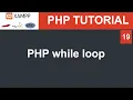 PHP Bangla Tutorial PHP while loop Learn PHP Programming PHP for Beginners Part - 19