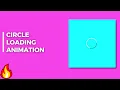 HOW TO MAKE A CIRCLE LOADING ANIMATION USING HTML AND CSS becodewala