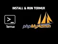 How to install and run PhpMyAdmin in termux