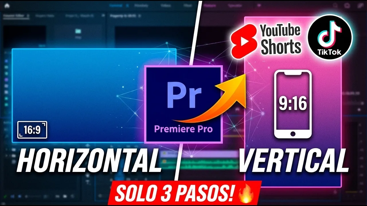 Cómo Convertir Videos de Horizontal a Vertical en Premiere Pro 🎬