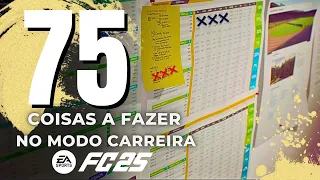 75 COISAS PRA FAZER (ANTES E DURANTE) NO MODO CARREIRA
