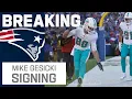 BREAKING NEWS Patriots Signing TE Mike Gesicki