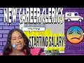 New Career Clerks Starting salary USPS