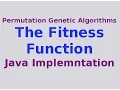 Genetic Algorithms The Fitness Function with java implementation