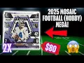 WATCH BEFORE YOU BUY 2025 MOSAIC FOOTBALL HOBBY MEGA BOX REVIEW STICK WITH RETAIL