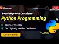 Bootcamp with Certificate Python Programming Lec 1