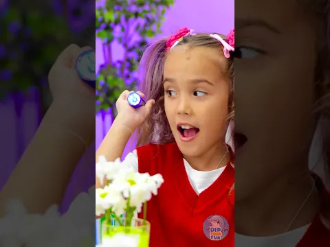 🌸 I MADE cute flower lights craft! 🌙 #DIY #Kids