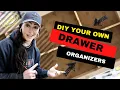 FREE HOME ORGANIZING HACK Fast and Easy DIY Drawer Organizers in less than 40 minutes REAL TIME
