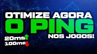 COMO MELHORAR O PING E REDUZIR PERDA DE PACOTE NOS JOGOS ! OTIMIZAR O PC PARA DIMINUIR LATENCIA 2024