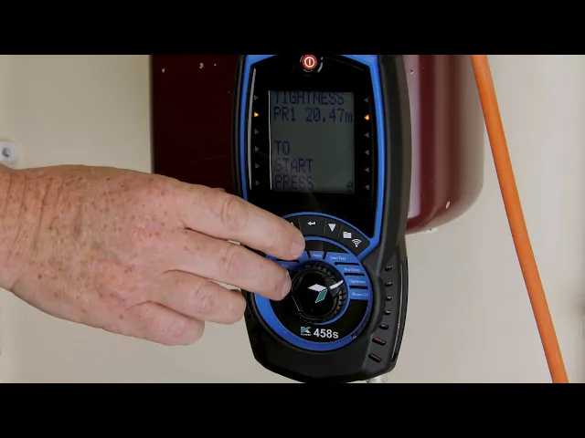 Thumbnail for the KANE 458s Flue Gas Analyser Tightness Test Video