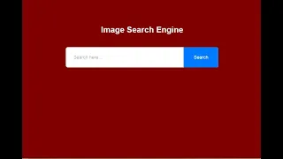 Image Search Engine App Using JavaScript