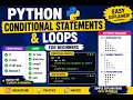 Tutorial of Day3 Python Conditional Statements Loops for Beginners