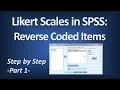 Likert Scales - Reverse Items Part 1