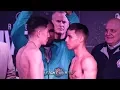 LEO SANTA CRUZ AND RAFAEL RIVERA GO FACE TO FACE AT WEIGH INS BEFORE THEIR CHAMPIONSHIP FIGHT ON FOX