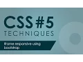 Iframe responsive using bootstrap css framework