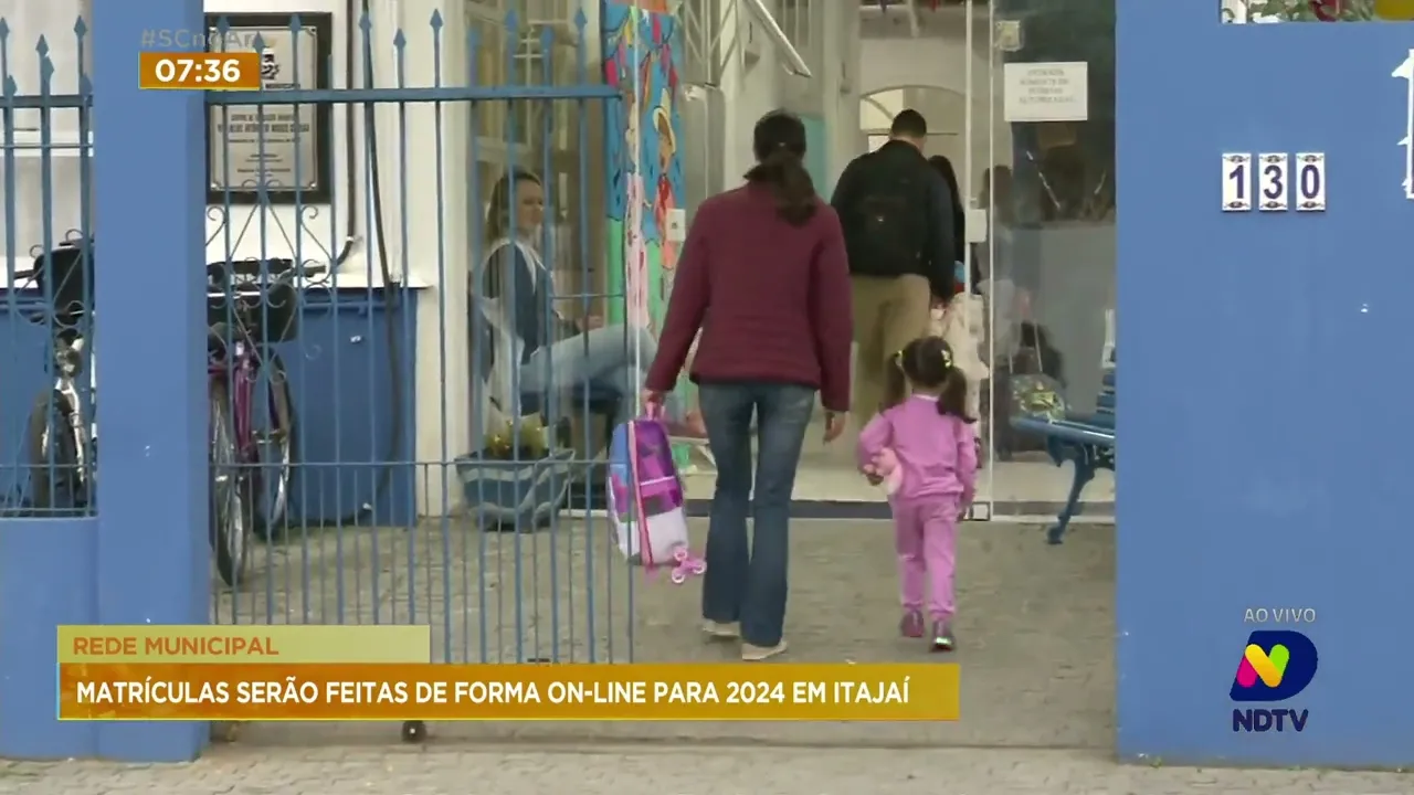 Matrículas das escolas de Itajaí serão realizadas on-line a partir de novembro