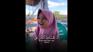 الطفلة من أندنوسيا تقرأ القرآن بطريقة جميلة القرآن الكريم 