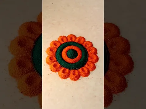 simple Rangoli #shorts