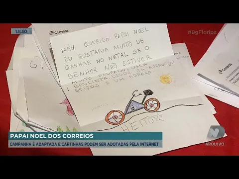 Papai Noel dos Correios: campanha é adaptada e cartinhas podem ser adotadas pela internet