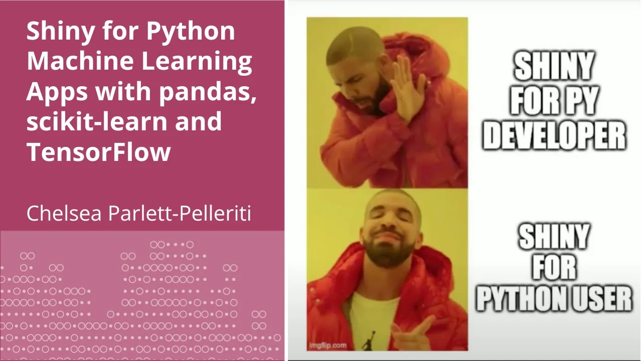 Image from Shiny for Python Machine Learning Apps with pandas, scikit-learn and TensorFlow