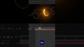 After Effects Saber Particles Line Plus Project 