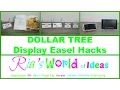 Dollar Tree Display Easel Hacks
