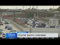 Dallas plans rolling road closures into downtown on eclipse Monday