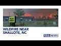 Residents return roads open after days of wildfire near Shallote