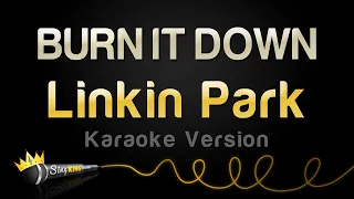 linkin park burn it down karaoke version