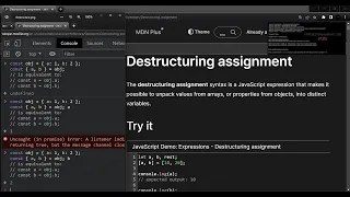 Destructuring Assignment - JavaScript