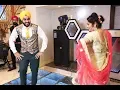 Punjabi dance performance mother son