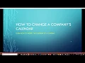Mastertech Management by Statistics How to Change the Calendar in MBS3