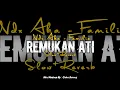 Lagu Viral Tiktok || Remukan Ati - Ndx Aka - Familia - Cover Lyrics By : CIDROBARENG🎧