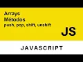 Metodos para Add e Remover itens de array Javascript Mini Curso Manipulacao de Array