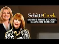 Moira s Town Council Campaign Timeline - Schitt s Creek