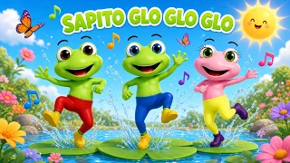 SAPITO GLO GLO GLO 🐸 | Canciones Infantiles para Niños | Música para Bailar y Cantar