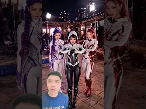 Mereka dapat kekuatan baru spiderman 😱 #kpopdemonhunters