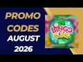 Bingo Bling Promo Codes August 2026 Latest Working Free Bonus Codes