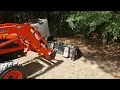 Skid Steer Quick Attach for Tractors-How to change front implements with hydraulic lines
