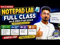 Notepad Lab Full Class Edit Format View Help Menu Notepad Complete Tutorial Hindi