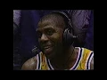 Magic Johnson Interview Upon Return to the NBA 01-30-1996